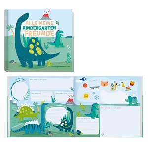 4029357076342 - Freundebuch Kindergartenfreunde Dinofreunde quadratisch liniert mehrfarbig Softcover 76 Seiten 4029357076342 - Freundebuch Kindergartenfreunde Dinofreunde quadratisch liniert mehrfarbig Softcover 76 Seiten