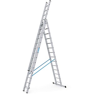 4003866448449 - Gebördelte Mehrzweckleiter 3-teilig Skymaster DX 3 x 14 Sprossen (44844) Zarges
