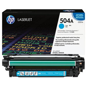 0883585595709 - Hewlett Packard - hp 504A Cyan Original LaserJet Toner Cartridge Tonerkartusche 1 Stück(e)