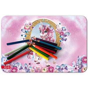 4028279801230 - Schreibtischunterlage Einhorn Beauty Kunstleder bunt 4028279801230 Roth