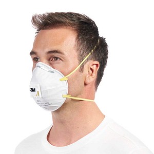 3M Atemschutzmasken Cool Flow™ 8812 FFP1 NR D EN 149:2001, A1:2009, 3 St.