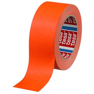 4042448180728 - tesa 4671 Neon Gewebeband orange 500 mm x 250 m 1 Rolle