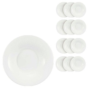 BAUSCHER Teller SMART STRIPES Fahne weiß Ø 20,0 cm, 12 St.