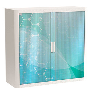 3660141950939 - easyOffice Business Rollladenschrank 62192 2 Fachböden 1100 x 415 x 1040 cm 3660141950939 PAPERFLOW