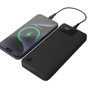 8716778931966 - PB B20+SW - Powerbank 20000 mAh 65 W 1x USB-A 2x USB-C schwarz 8716778931966 - PB B20+SW - Powerbank 20000 mAh 65 W 1x USB-A 2x USB-C schwarz
