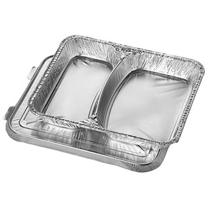 4002911145067 - Menüschalen + Deckel Alu 2-geteilt 830 ml 3 cm x 177 cm x 225 cm 14506 4002911145067 14506 50 Stück