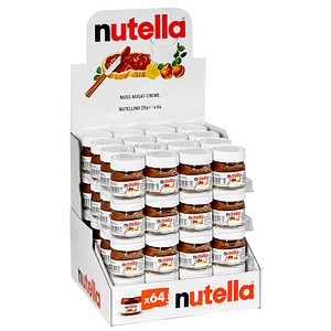 8000500217252 - Nutella Mini Glass Nussig kakaoähnlich Schokoladenaufstrich 64 Stück à 25 g