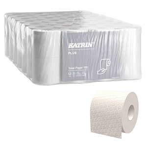 6414301087709 - Toilettenpapier Plus Toilet Paper 180 87709 3-lagig weiß 180 Blatt   Rolle 6414301087709 56 Rolle