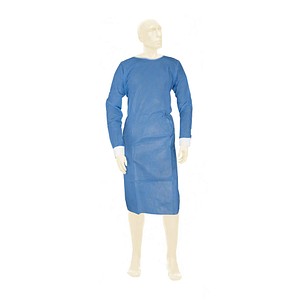 4250016450474 - unisex Arbeitsmantel Suavel® OP PRO Standard blau Größe L 1 St 4250016450474 - unisex Arbeitsmantel Suavel® OP PRO Standard blau Größe L 1 St