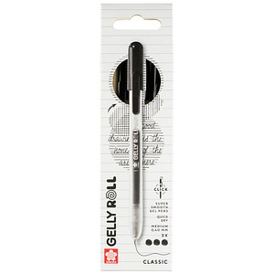 8712079543136 - Gelly Roll Retractable Classic Gelschreiber transparent 04 mm Schreibfarbe schwarz 3 St