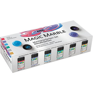 4000798736101 - 6 Magic Marble Marmorierfarben farbsortiert 6 x 200 ml 4000798736101 120 Milliliter 4000798736101 - 6 Magic Marble Marmorierfarben farbsortiert 6 x 200 ml 4000798736101 120 Milliliter