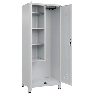 CP Putzmittelschrank Classic Plus 080110-02 S10029 lichtgrau 4 Fachböden 80,0 x 50,0 x 195,0 cm, aufgebaut, 1 St.