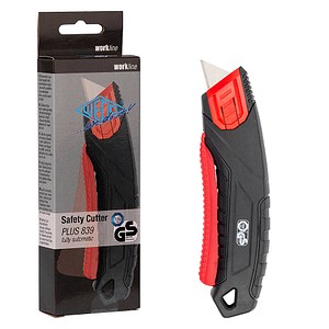 4003801874111 - Sicherheitsmesser Safety Plus 839 19mm Trapezklinge automatischer Klingenrückzug 4003801874111 WEDO 4003801874111 - Sicherheitsmesser Safety Plus 839 19mm Trapezklinge automatischer Klingenrückzug 4003801874111 WEDO