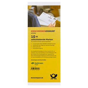 4050357007203 - Deutsche Post Einschreiben-Label Einwurf 235 ¤ Deutschland 10 Stück