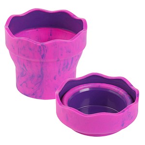 4005401815273 - Wasserbecher Clic&Go pink marble 4005401815273 Faber-Castell 4005401815273 - Wasserbecher Clic&Go pink marble 4005401815273 Faber-Castell