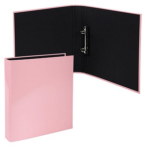 3130630545668 - Ringbuch 2 Ringe 25mm Kunststoffbeschichtet A4 Pink