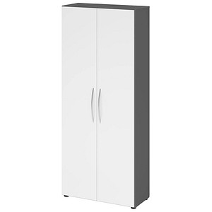 4032062305331 - Aktenschrank 4100 V4100GWBM grafit weiß 4 Fachböden 800 x 346 x 1880 cm 4032062305331 Hammerbacher