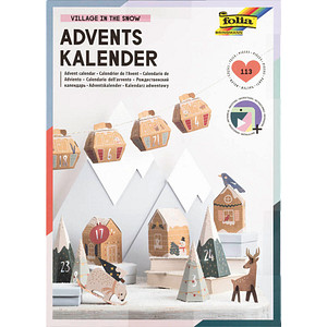 4001868129649 - Adventskalender-Bastelset VILLAGE IN THE SNOW aus Papier 4001868129649 - Adventskalender-Bastelset VILLAGE IN THE SNOW aus Papier