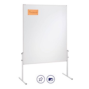 4016946070577 - Moderationstafel X-tra! Line CC-UMTK 120x150cm Karton + Karton (beidseitig) pinnbar weiß + weiß 4016946070577 Franken