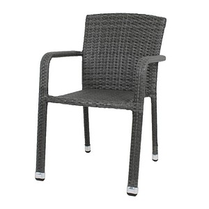 4041908100177 - Gartenstühle Garden Pleasure Getafe grau 4041908100177 970300-2 2 Stück