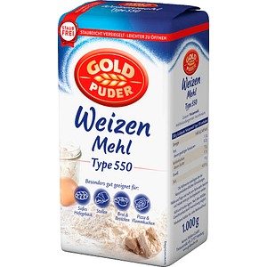 GOLDPUDER Weizenmehl Type 550  1,0 kg, 1 St.