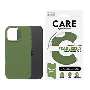 CARE by PanzerGlass® Fashionable Case Handy-Cover für Apple iPhone 16 Pro Max grün