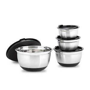 4052025047108 - Schüssel-Set BOWLY silber 4-tlg 4052025047108 4 Stück 4052025047108 - Schüssel-Set BOWLY silber 4-tlg 4052025047108 4 Stück