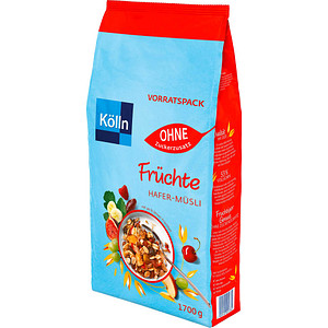 4000540001334 - Früchte ohne Zuckerzusatz Müsli 17 kg 4000540001334 1700 Gramm