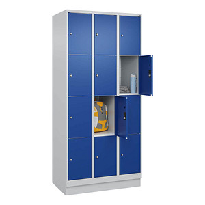 4066681684386 - Schließfachschrank Classic PLUS enzianblau lichtgrau 080020-304 S10003 4 Schließfächer 900 x 500 x 1850 cm 4066681684386 CP 4066681684386 - Schließfachschrank Classic PLUS enzianblau lichtgrau 080020-304 S10003 4 Schließfächer 900 x 500 x 1850 cm 4066681684386 CP
