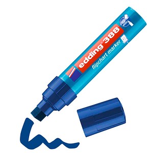 4004764105533 - Flipchartmarker 388 4388003 Stift blau 4-12mm Keilspitze 4004764105533 Edding