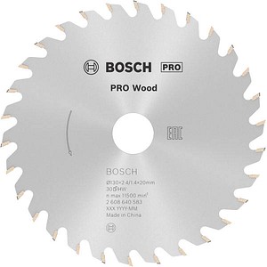 3165140193771 - AKTION BOSCH PRO Wood Kreissägeblatt 1300 mm 30 Zähne mit Prämie nach Registrierung