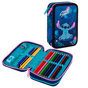 5903686358982 - Federmäppchen befüllt Jumper 2 Disney Stitch blau bunt 5903686358982 - Federmäppchen befüllt Jumper 2 Disney Stitch blau bunt