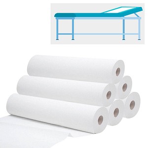 4250016461593 - Ärztekrepp ROLLICEL 1-lagig weiß 590 cm x 1000 m 6 Rollen 4250016461593 6 Rolle