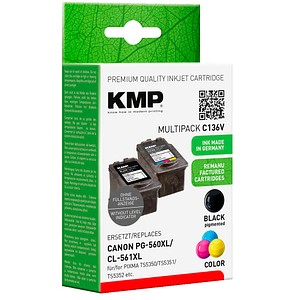 4011324373523 - Druckerpatrone ersetzt Canon PG560XL (3712C001) CL561XL (3730C001) Kompatibel Kombi-Pack Schwarz Cyan Magenta Gelb C136V 15814005 4011324373523 - Druckerpatrone ersetzt Canon PG560XL (3712C001) CL561XL (3730C001) Kompatibel Kombi-Pack Schwarz Cyan Magenta Gelb C136V 15814005