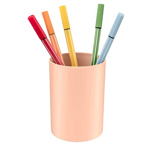 cep Stiftehalter 500 FIRST hellorange recycelbares Polystyrol 7,5 x 7,5 x 10,5 cm