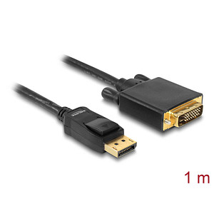 4043619825905 - DisplayPort DVI Adapterkabel DisplayPort Stecker DVI-D 24+1pol Stecker 100 m Schwarz 82590 DisplayPort-Kabel 4043619825905 - DisplayPort DVI Adapterkabel DisplayPort Stecker DVI-D 24+1pol Stecker 100 m Schwarz 82590 DisplayPort-Kabel