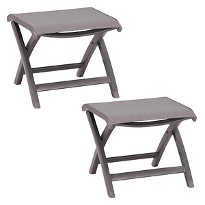 4043153088057 - Best Freizeitmoebel Hocker 47771450 Aluminium Anthrazit 480 x 480 x 430 mm